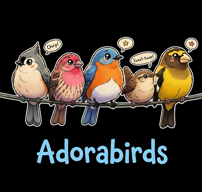 Adorable Birds Pet Lovers Unisex T-Shirt