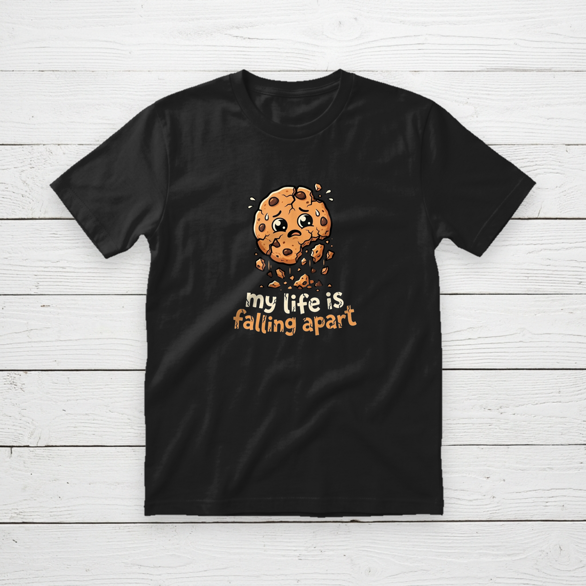 Crumbling Cookie Graphic T-Shirt