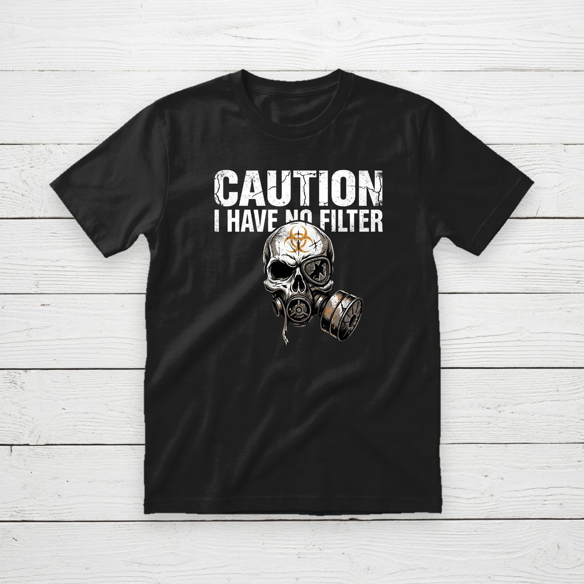 Caution Bold Graphic T-Shirt
