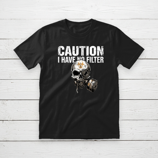 Caution Bold Graphic T-Shirt