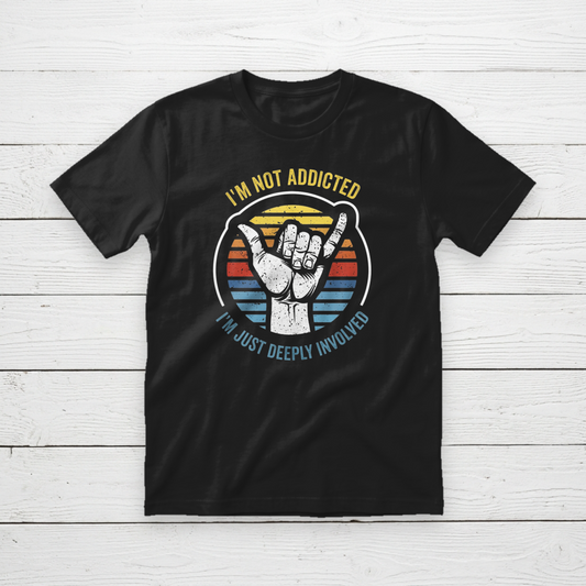 Not Addicted Vintage Graphic T-Shirt