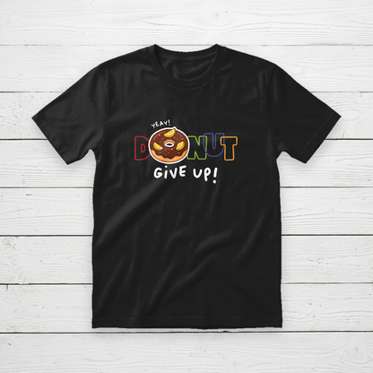 DONUT Give Up Graphic T-Shirt
