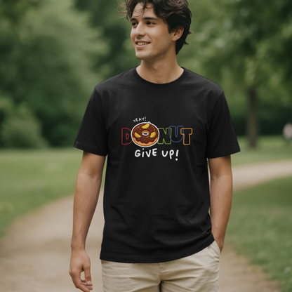 DONUT Give Up Graphic T-Shirt