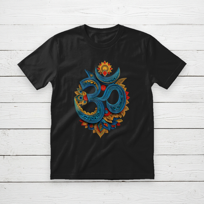 Om Threads Bhakti Spirituality Unisex T-Shirt