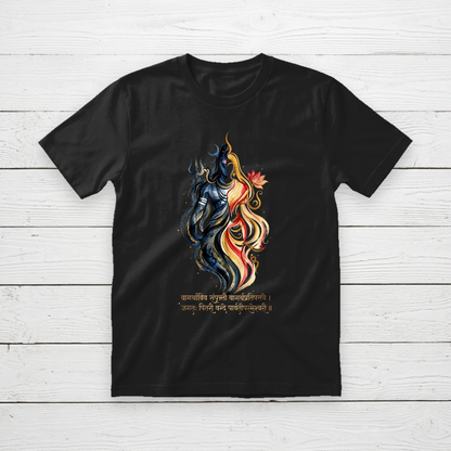 Ardhnarishwar Bhakti Spirituality Unisex T-Shirt