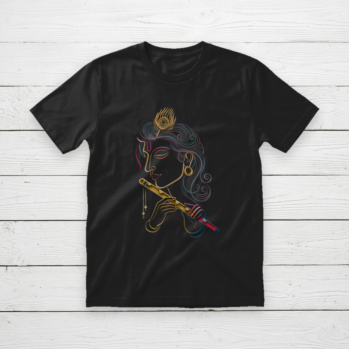 Shree Krishna Bhakti Spirituality Unisex T-Shirt