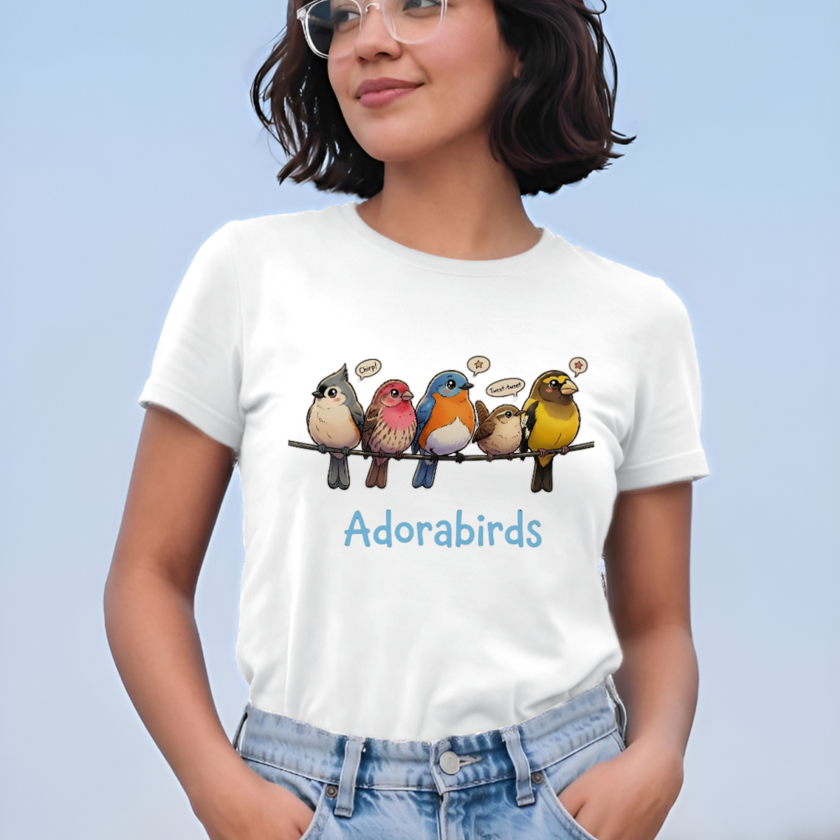 Adorable Birds Pet Lovers Unisex T-Shirt