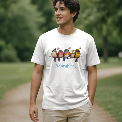 Adorable Birds Pet Lovers Unisex T-Shirt