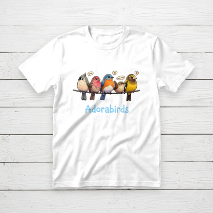 Adorable Birds Pet Lovers Unisex T-Shirt