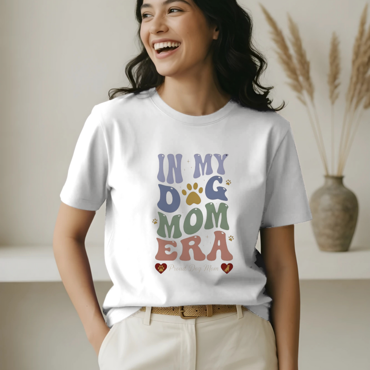 Proud Dog Mom Pet Lovers T-Shirt