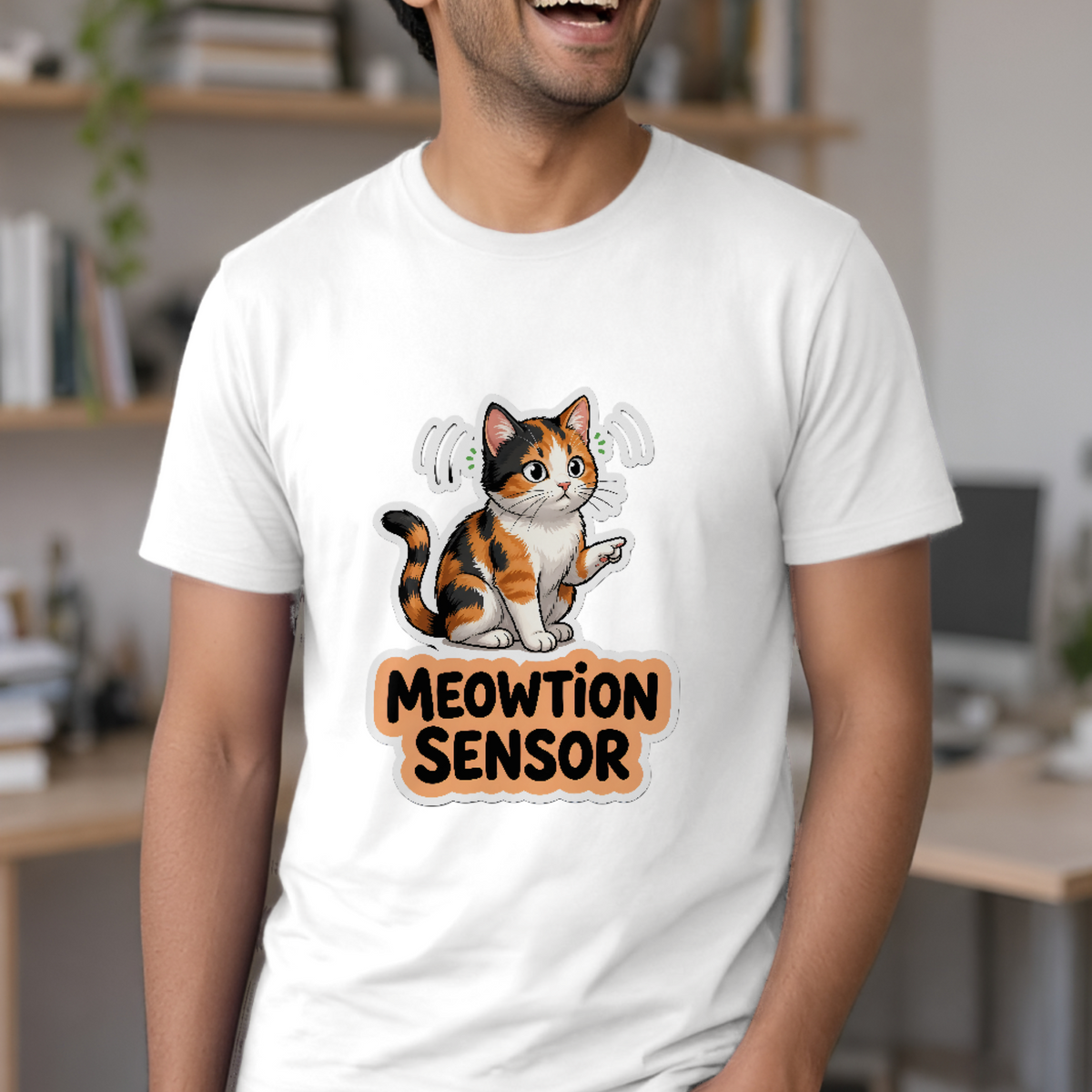 Meowtion Sensor Unisex Pet lovers T-Shirt