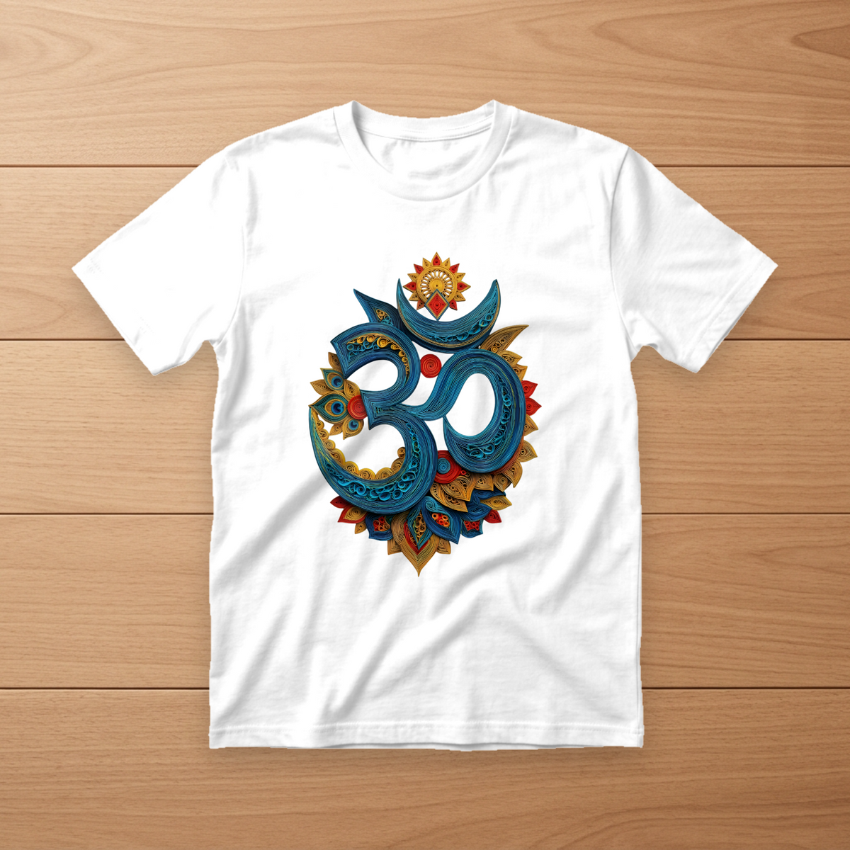 Om Threads Bhakti Spirituality Unisex T-Shirt