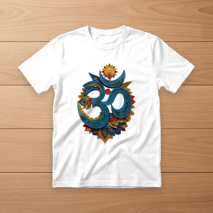 Om Threads Bhakti Spirituality Unisex T-Shirt