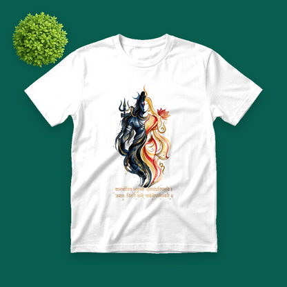 Ardhnarishwar Bhakti Spirituality Unisex T-Shirt