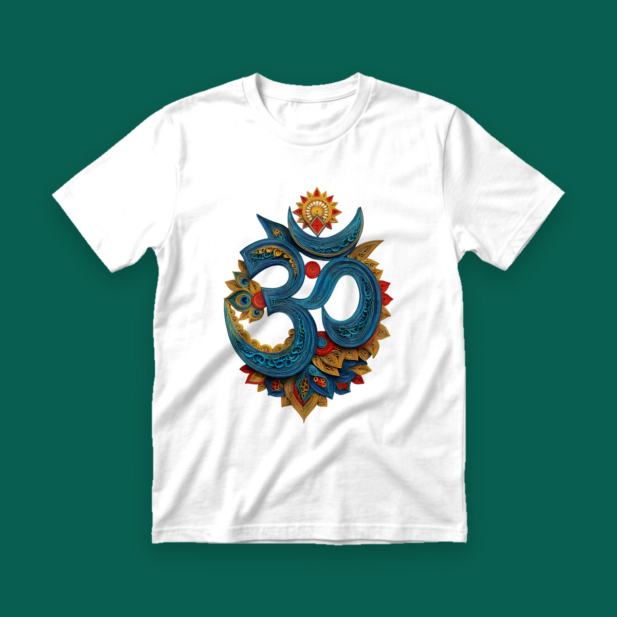Om Threads Bhakti Spirituality Unisex T-Shirt
