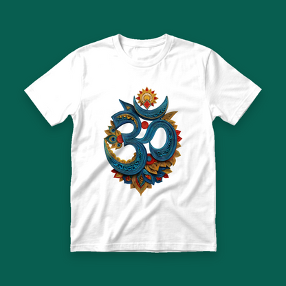 Om Threads Bhakti Spirituality Unisex T-Shirt