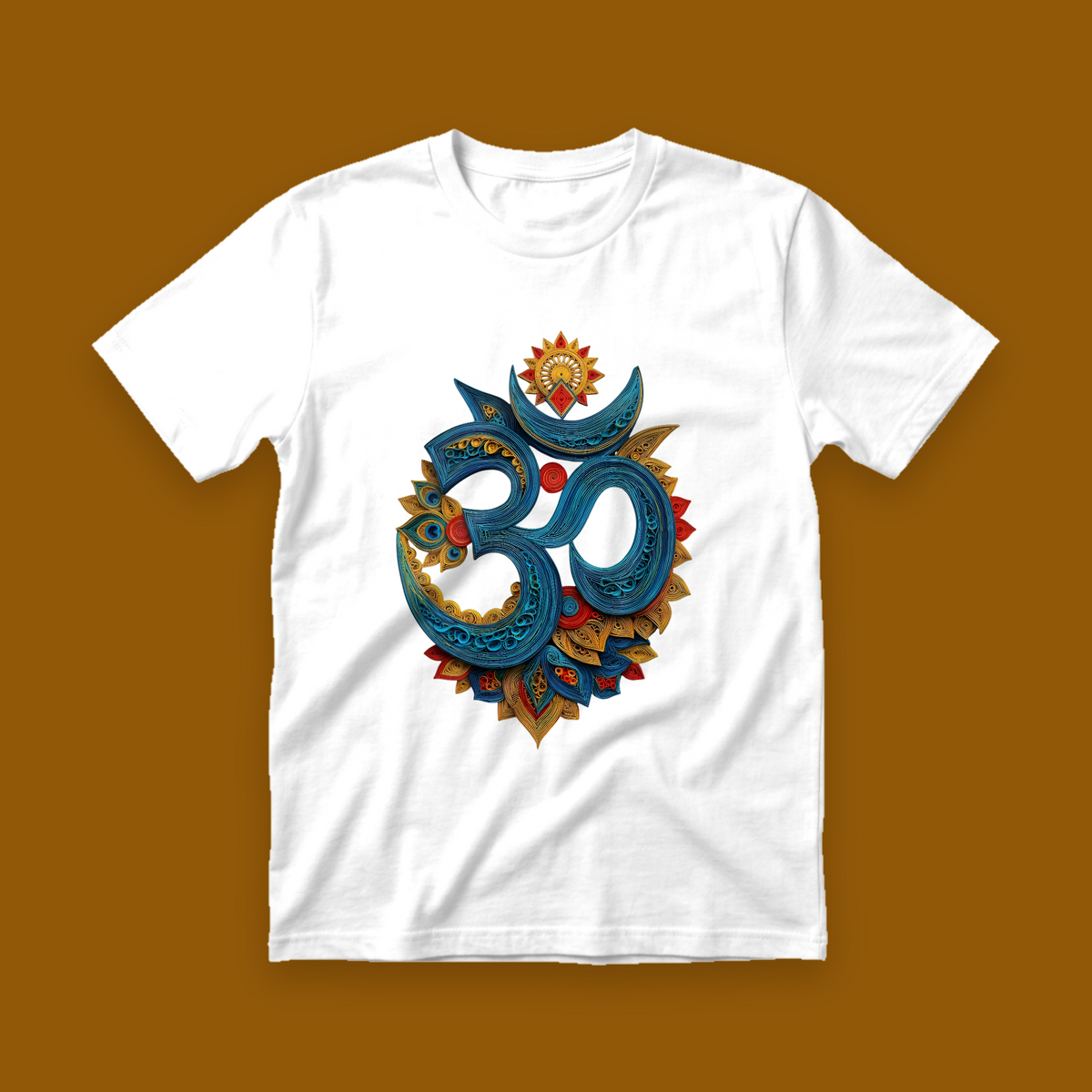 Om Threads Bhakti Spirituality Unisex T-Shirt