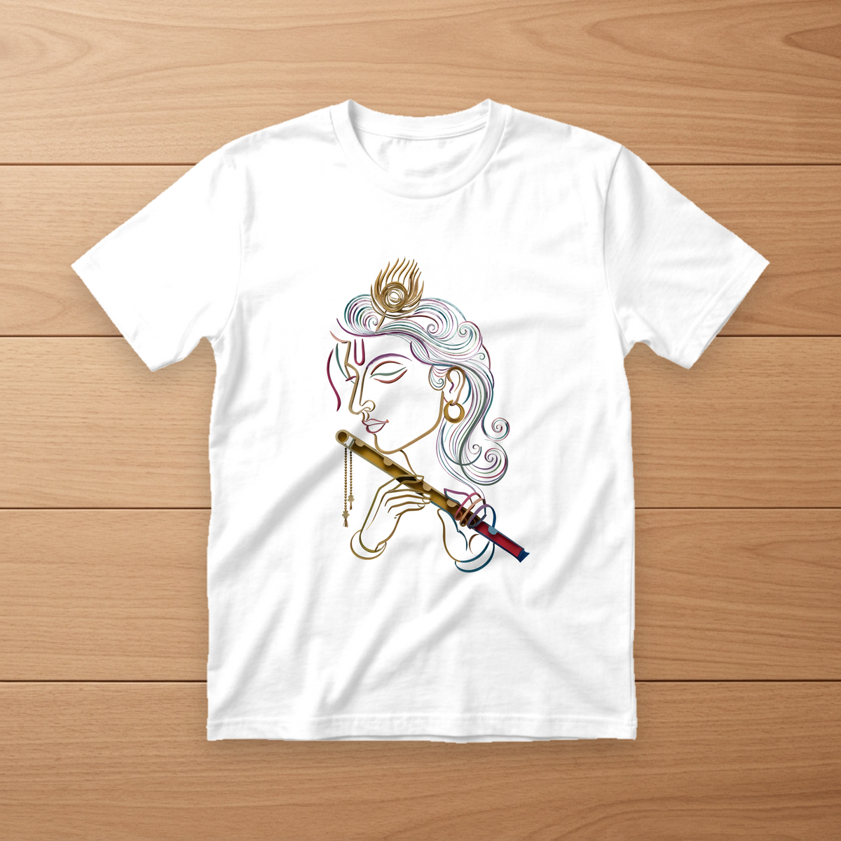 Shree Krishna Bhakti Spirituality Unisex T-Shirt